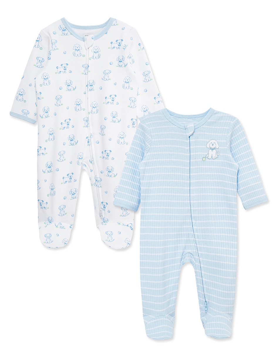 Set de mamelucos de algodón orgánico para bebé niño
