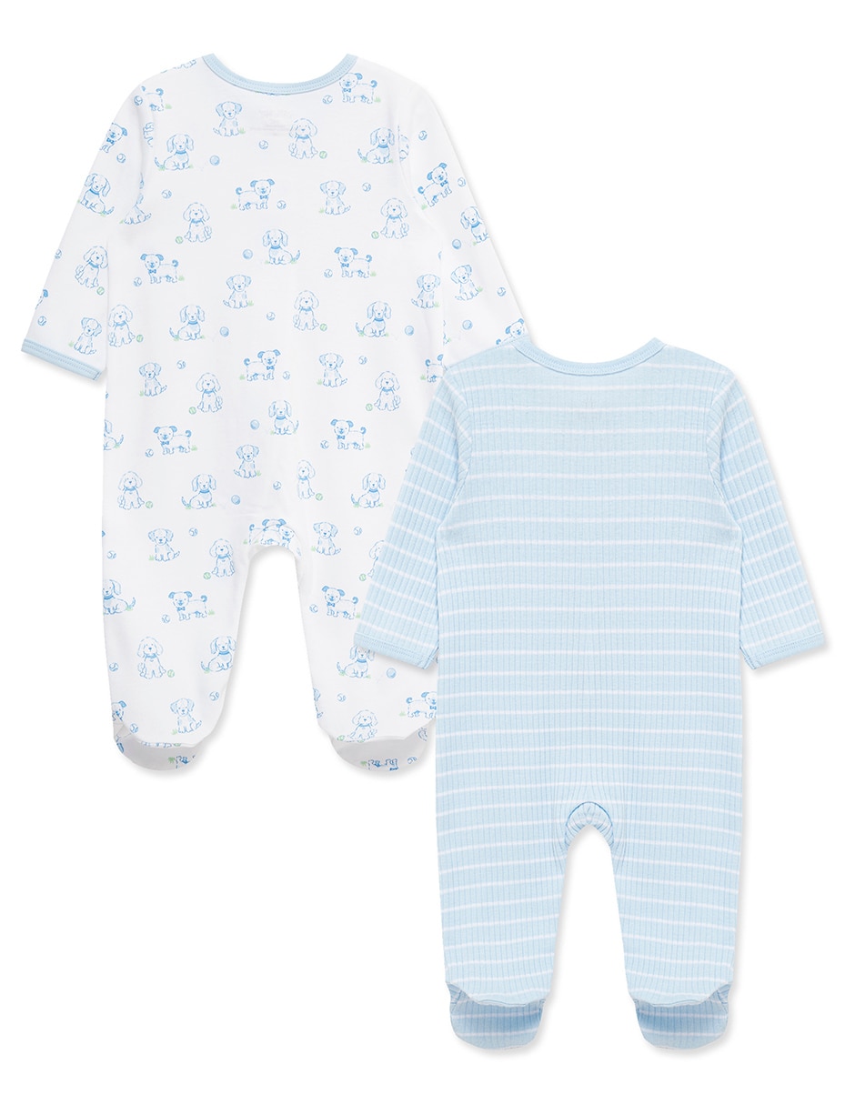 Set de mamelucos de algodón orgánico para bebé niño 2