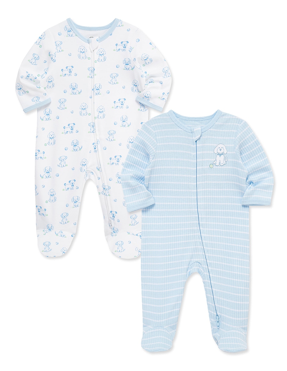 Set de mamelucos de algodón orgánico para bebé niño 3