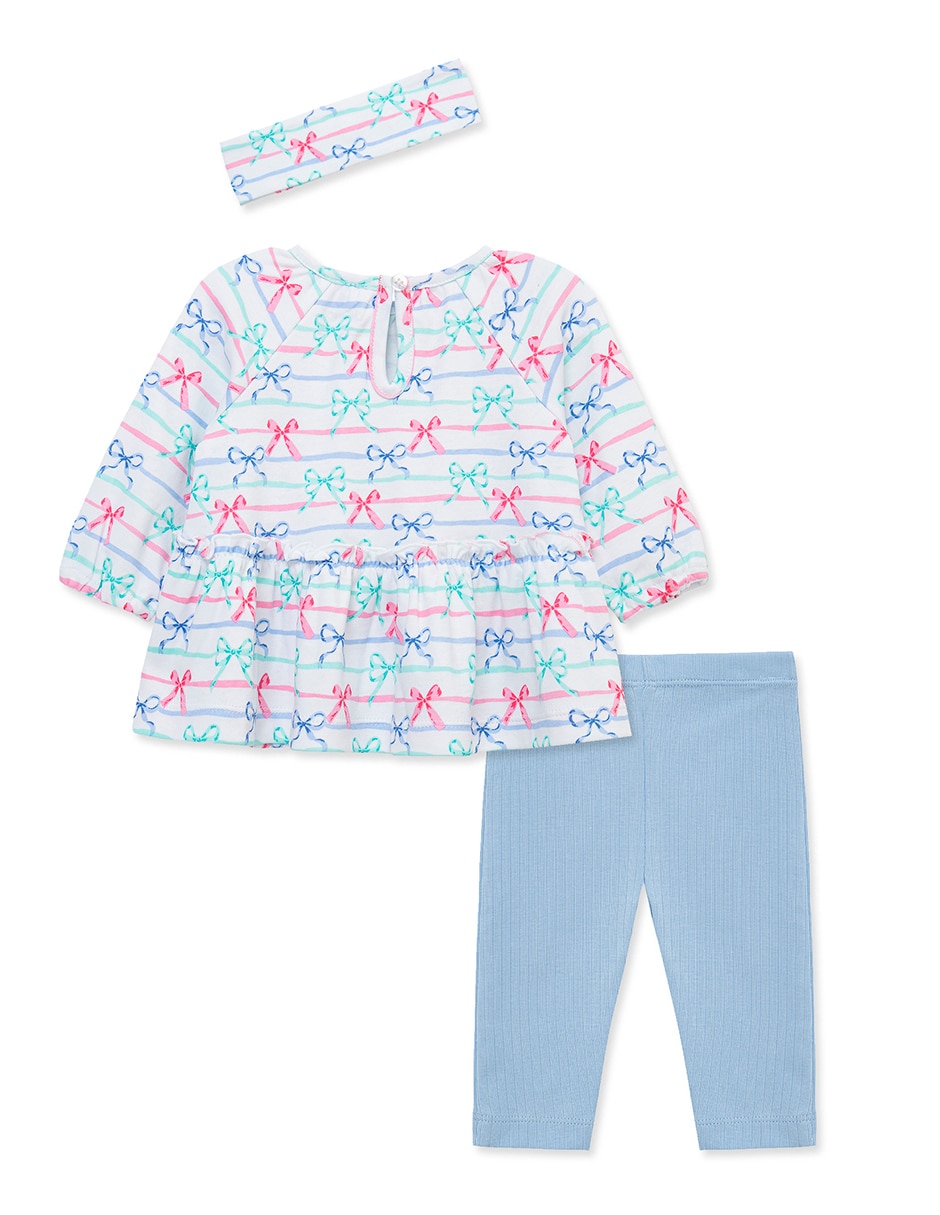 Conjunto de algodón para bebé niña 2