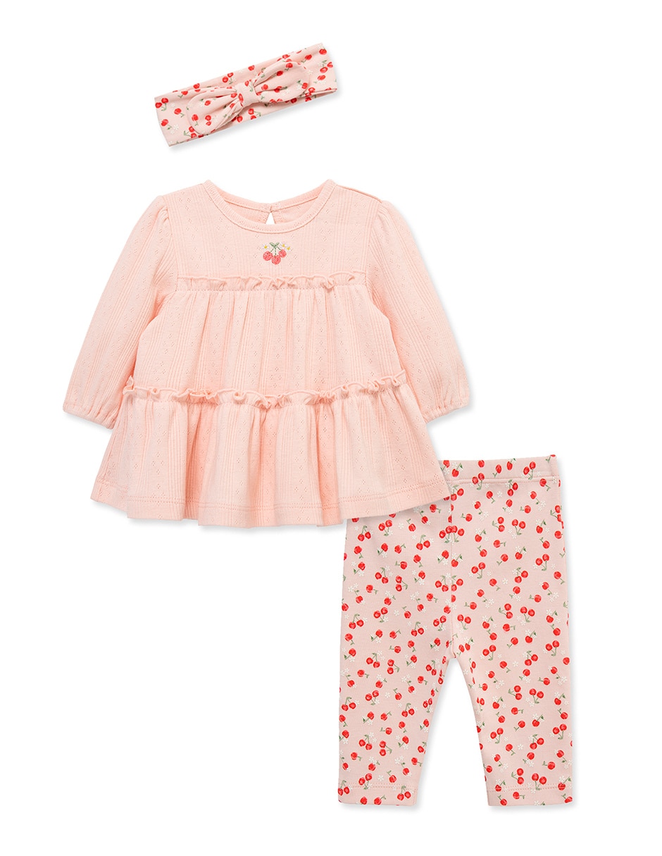 Conjunto de algodón para bebé niña