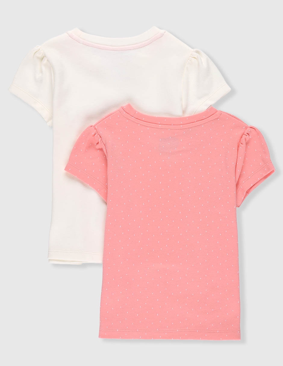 Set playera manga corta para bebé niña 2