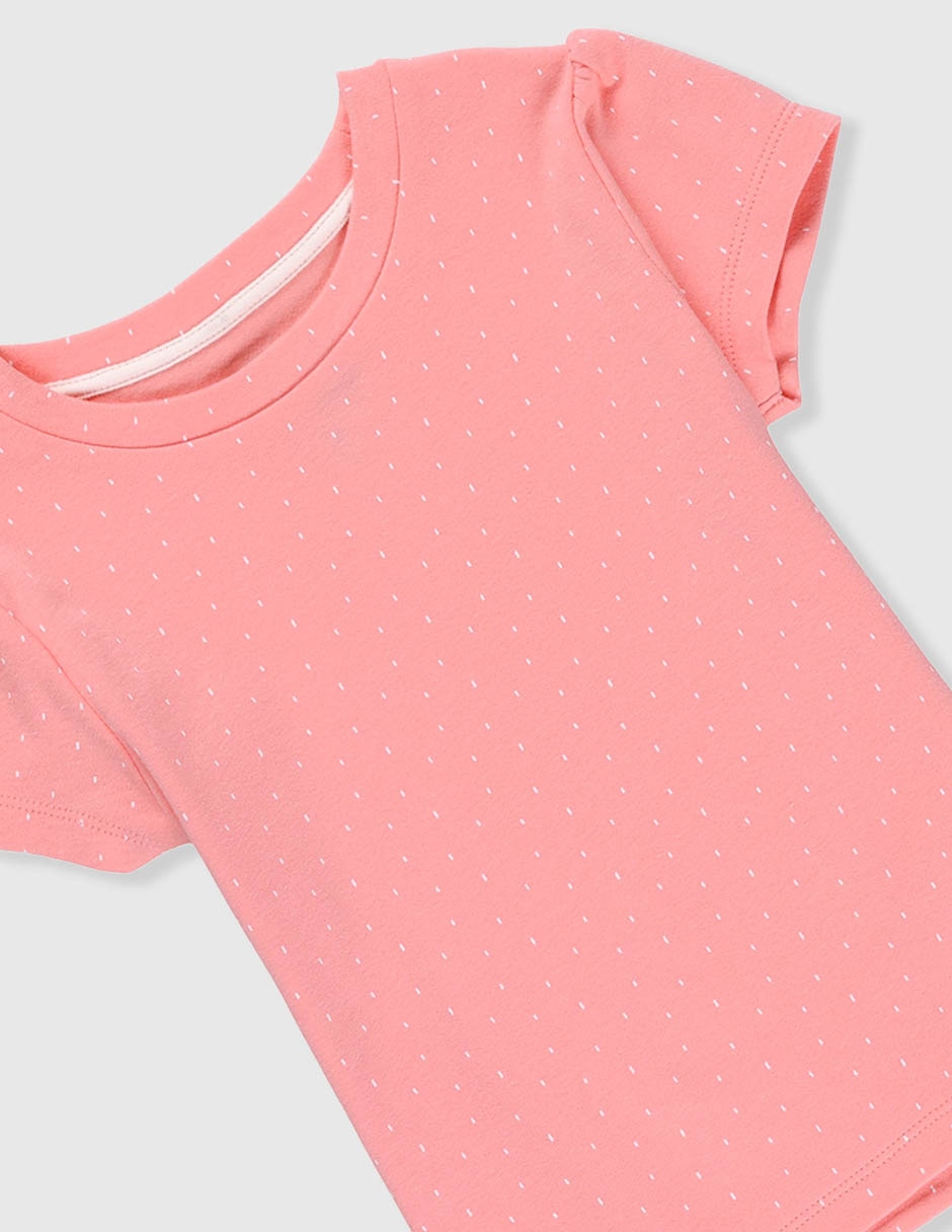 Set playera manga corta para bebé niña 3