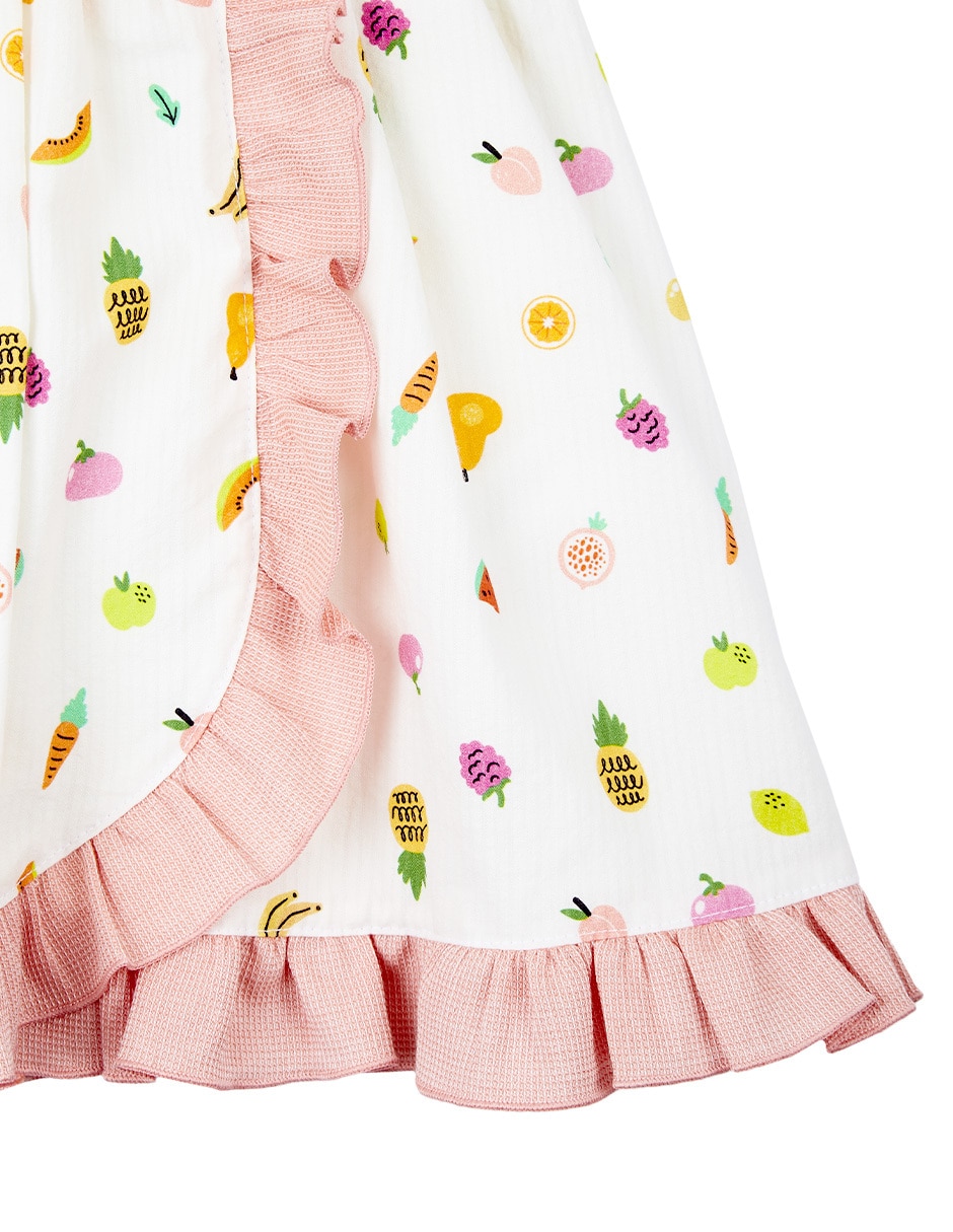 Vestido con gorro para bebé niña 4