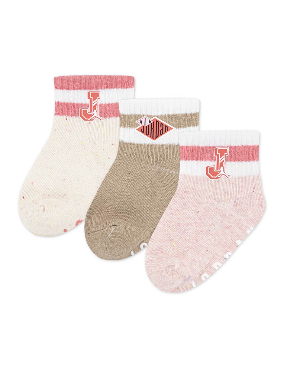 Set de calcetín para bebé niña 3 pares Set de calcetín para bebé niña 3 pares