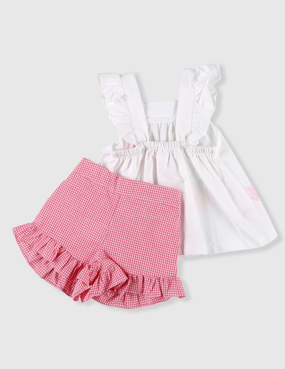 Conjunto de algodón para bebé niña 2