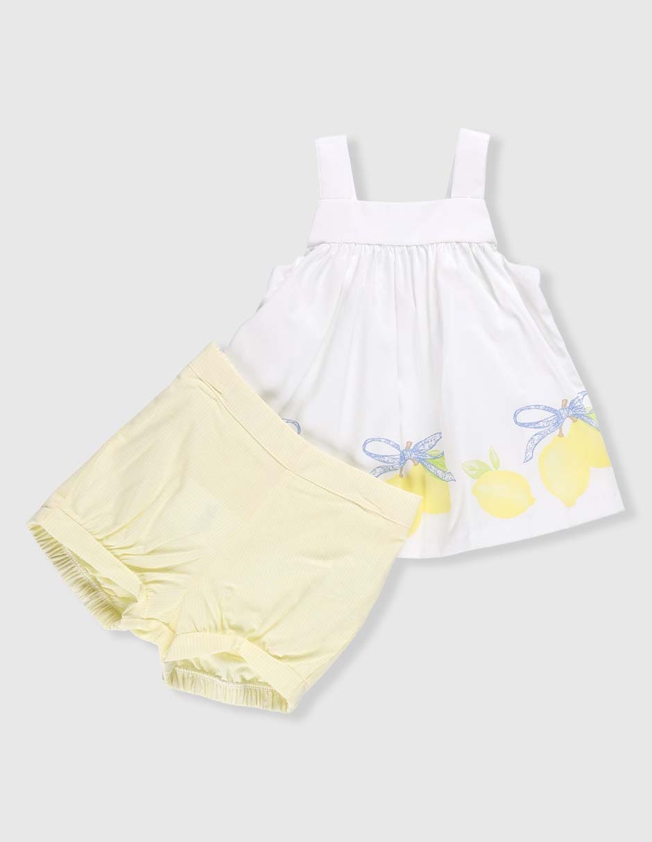 Conjunto casual de algodón para bebé niña Conjunto casual de algodón para bebé niña