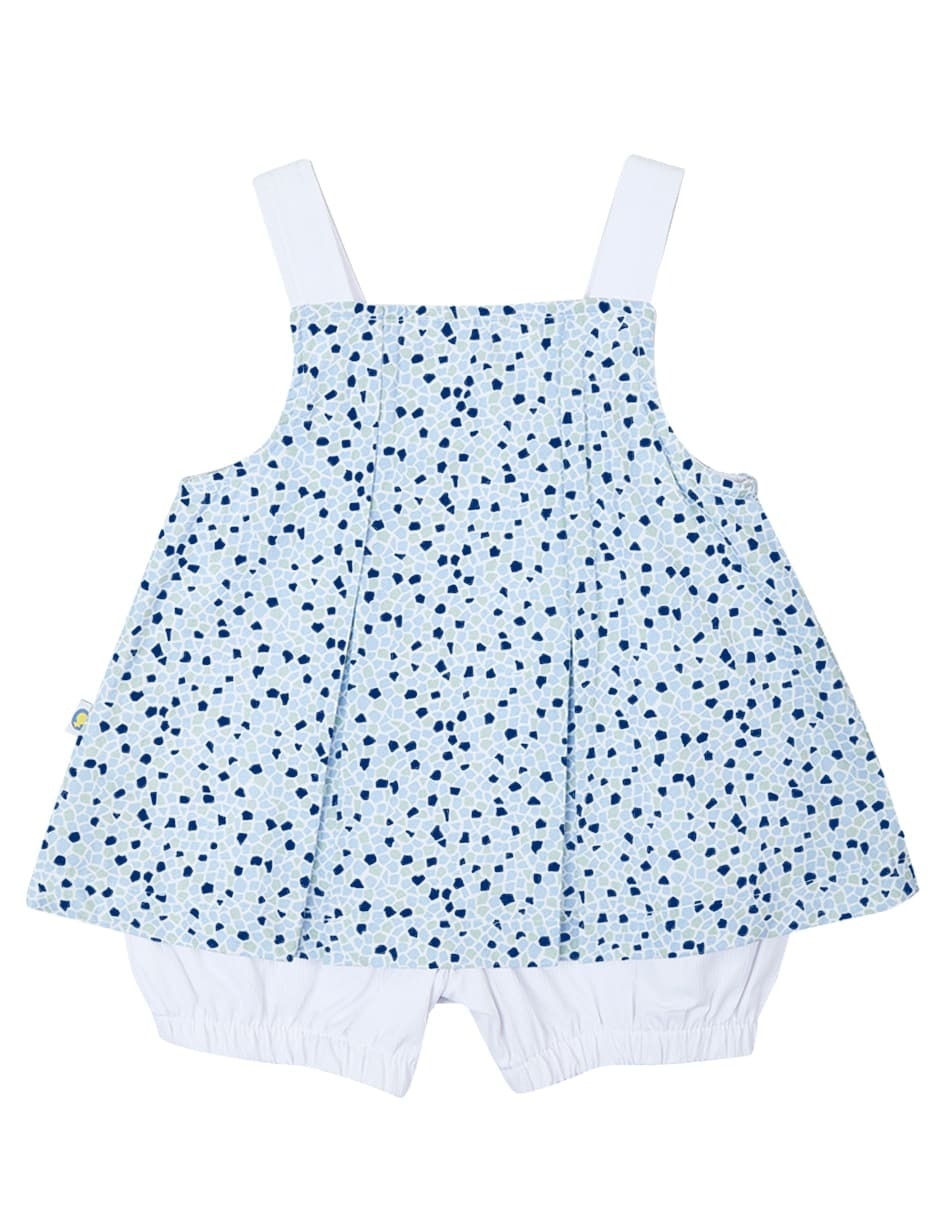 Vestido pañalero con diadema 2