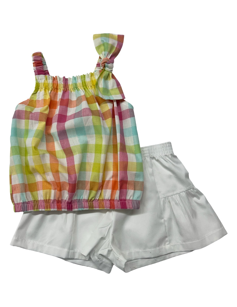 Conjunto de algodón para bebé niña