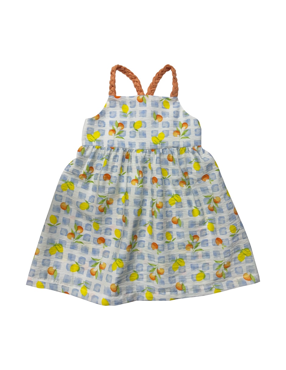 Vestido sin manga para bebé niña Vestido sin manga para bebé niña