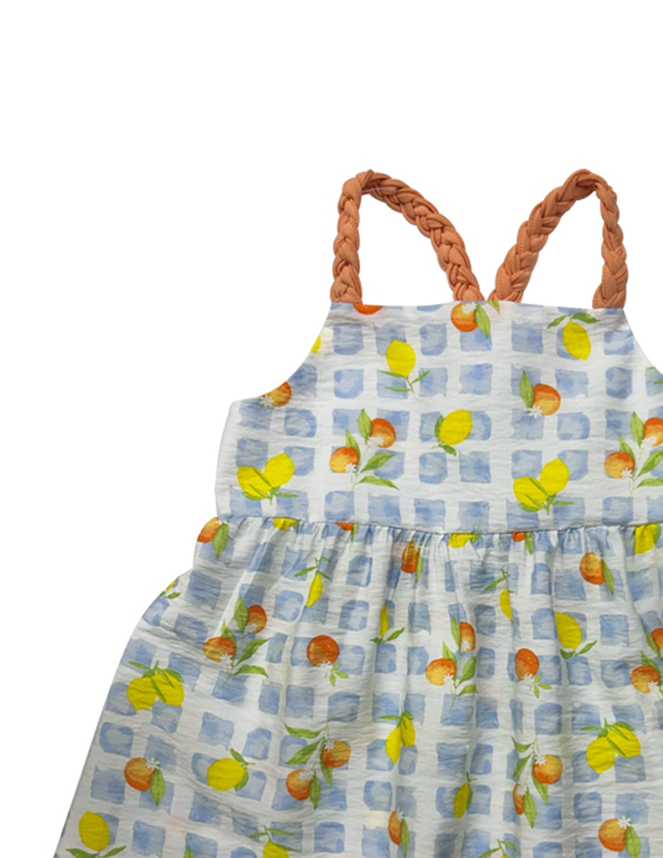 Vestido sin manga para bebé niña 3