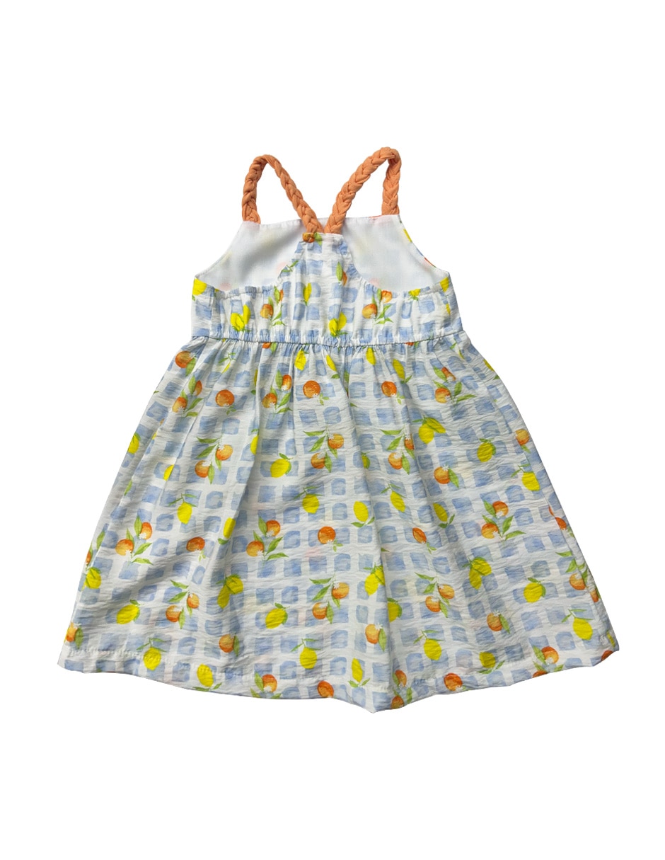Vestido sin manga para bebé niña 4