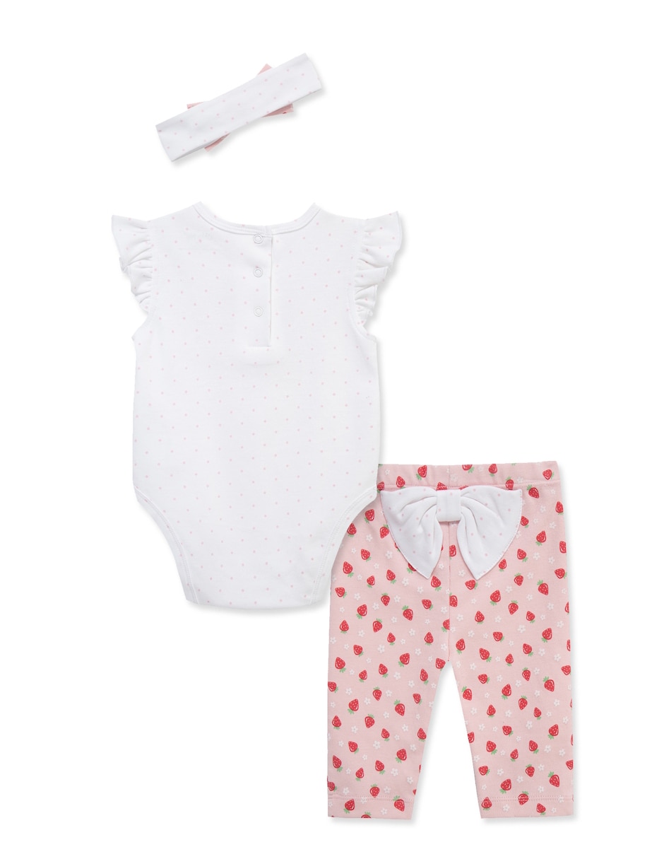 Conjunto de algodón para bebé niña 4