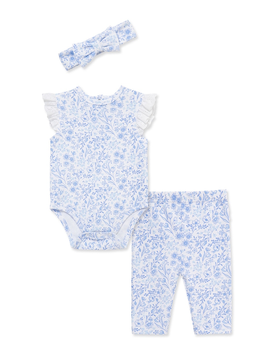 Conjunto de algodón para bebé niña