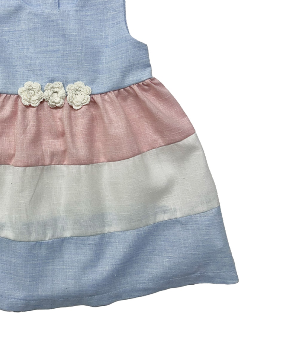 Vestido sin manga para bebé niña 4