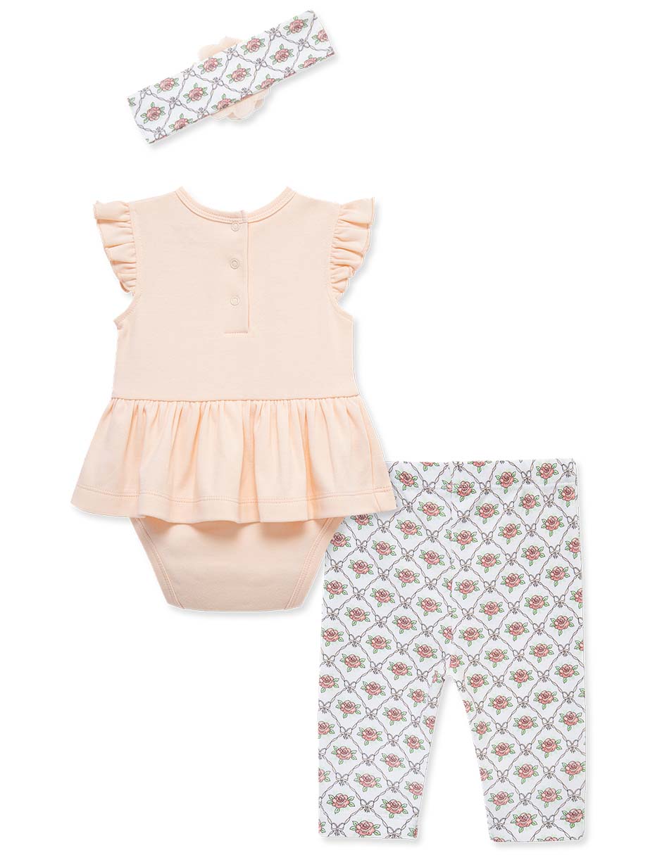 Conjunto de algodón para bebé niña 2
