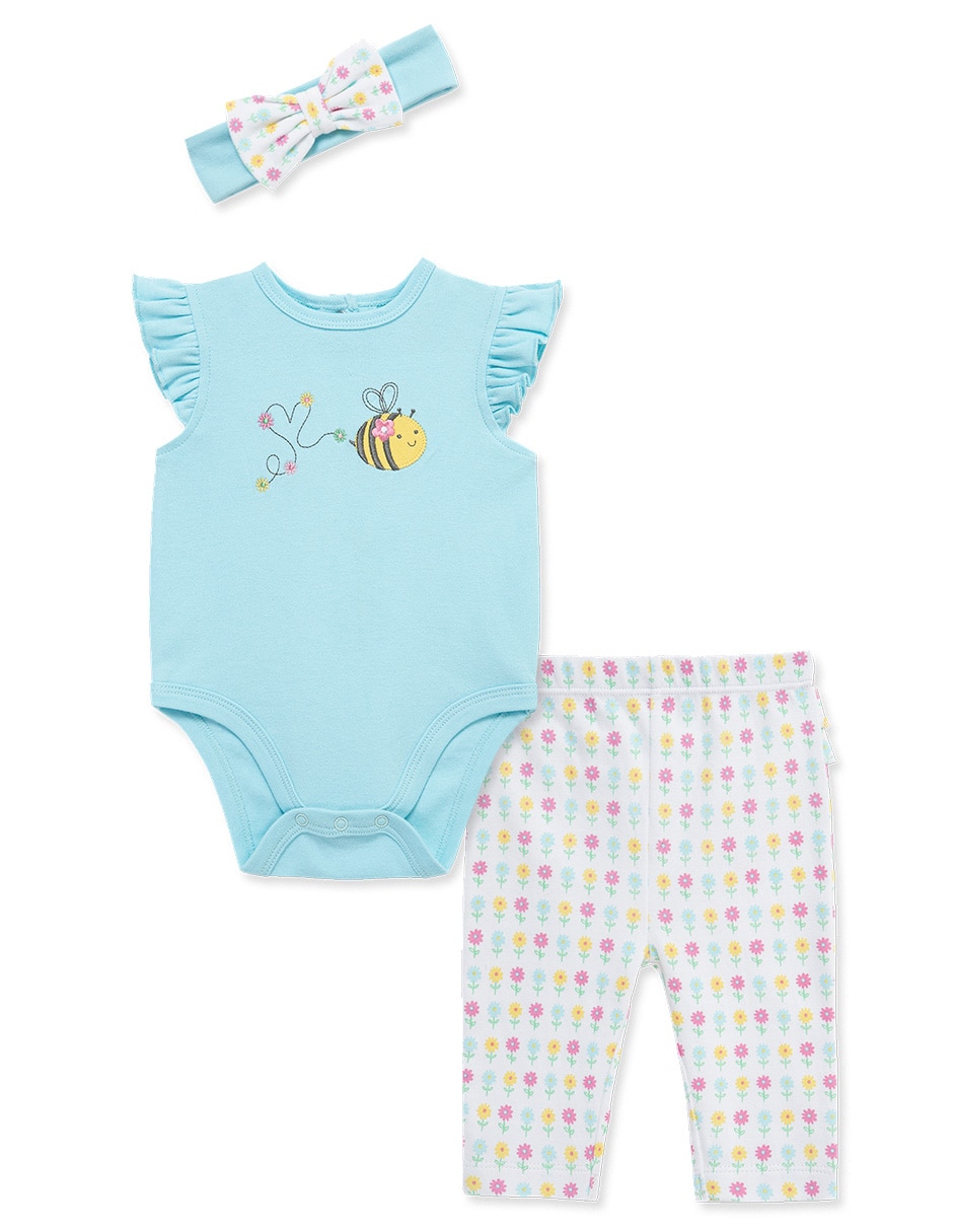 Conjunto de algodón para bebé niña Conjunto de algodón para bebé niña