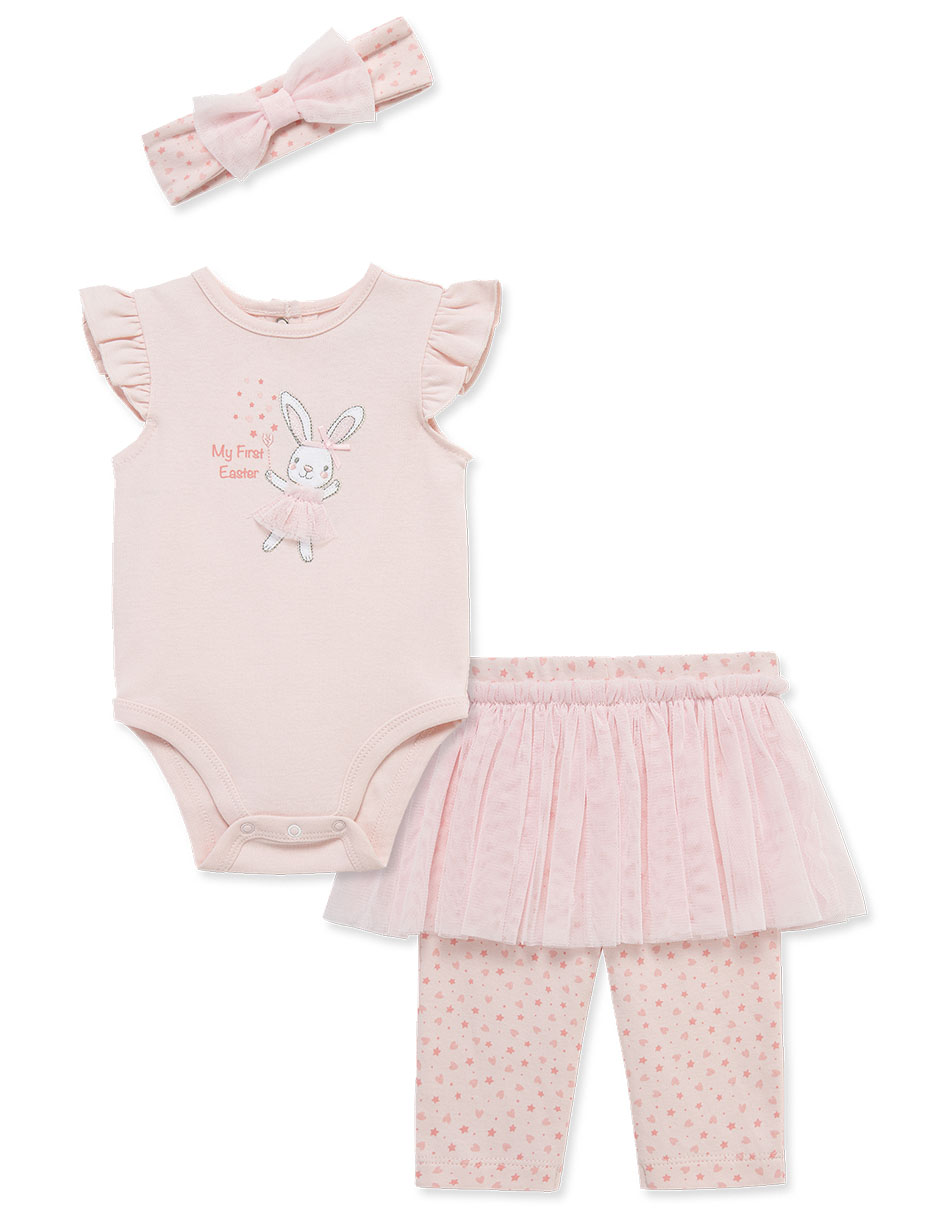 Conjunto de algodón para bebé niña Conjunto de algodón para bebé niña