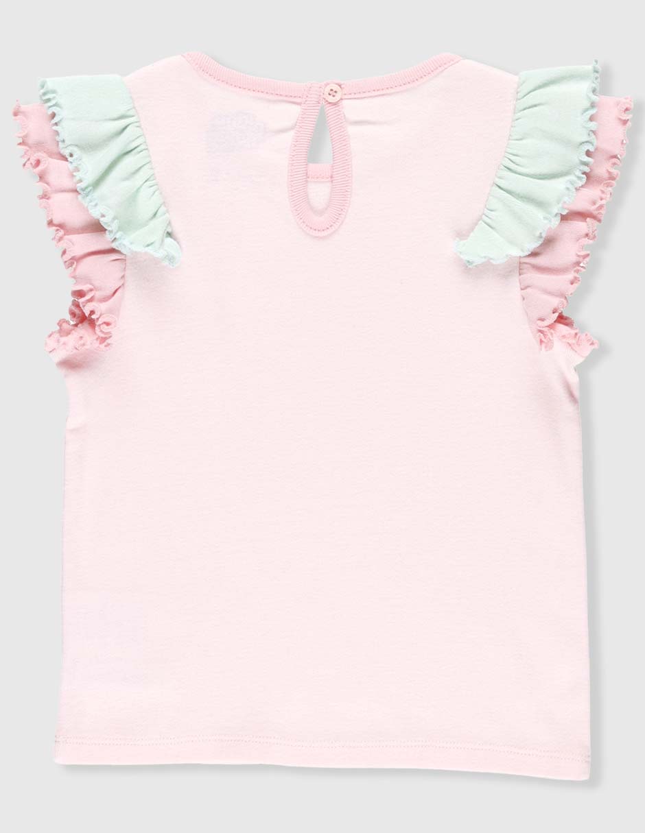 Playera manga corta para bebé niña 2