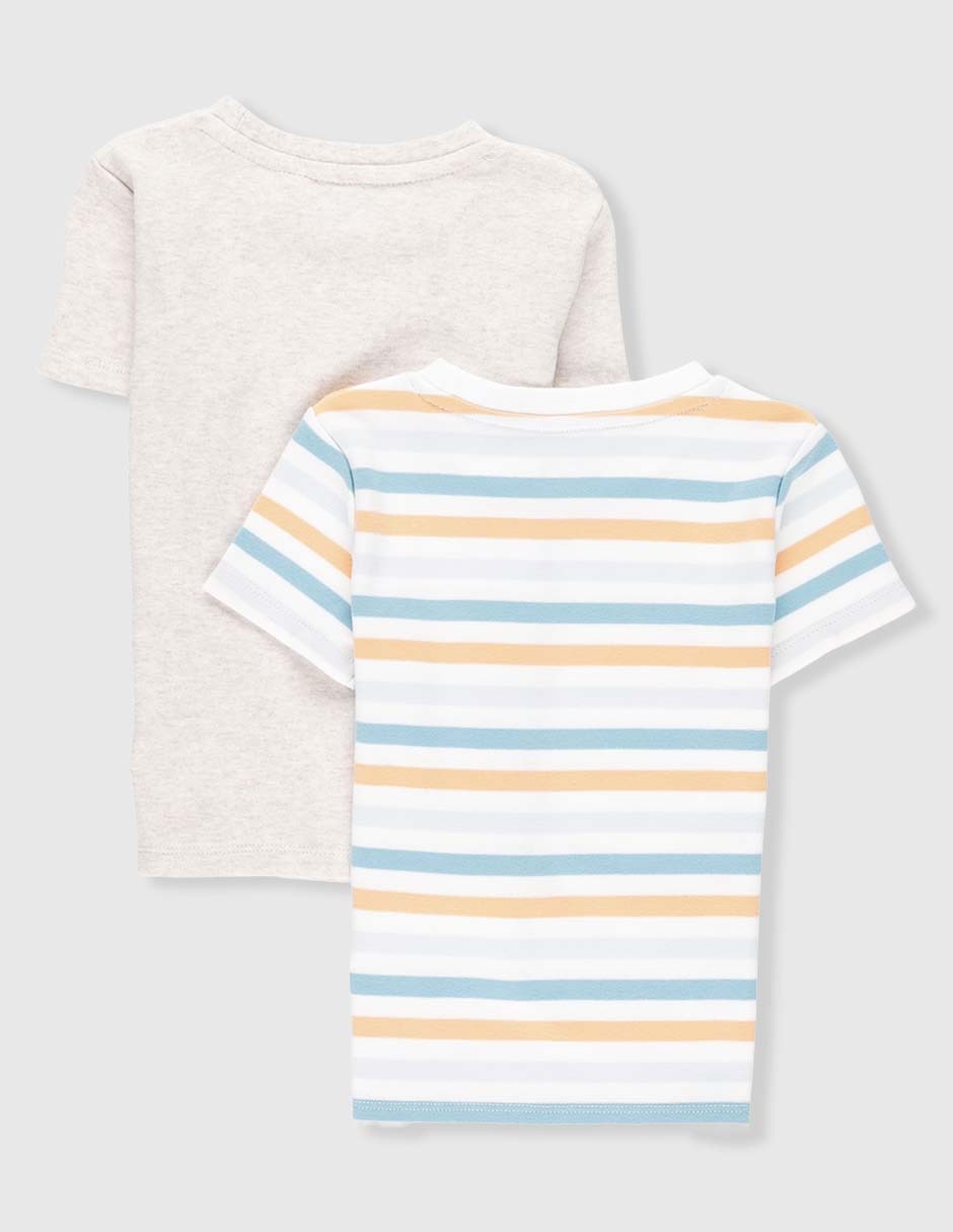 Set playera manga corta para bebé niño 2