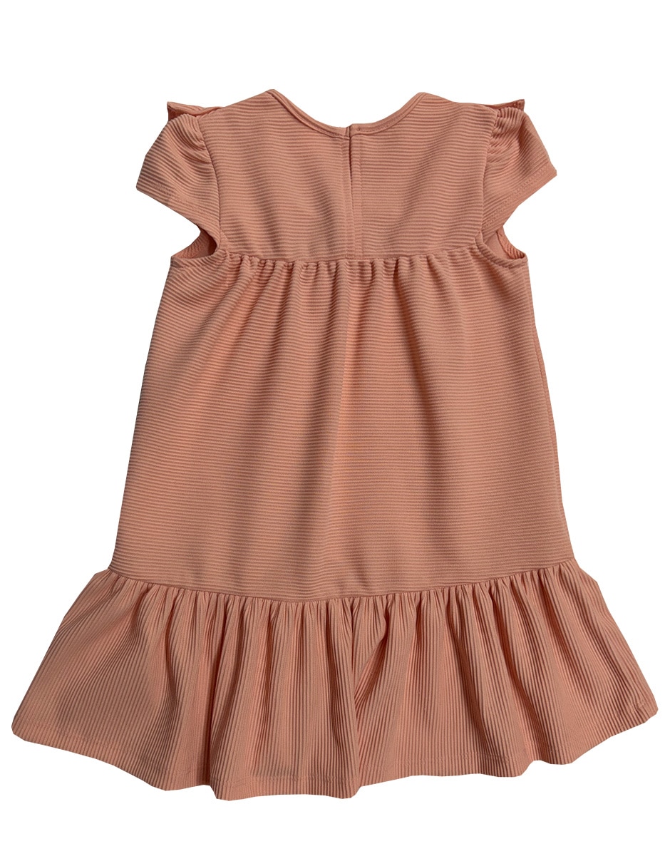 Vestido manga cap para bebé niña 4