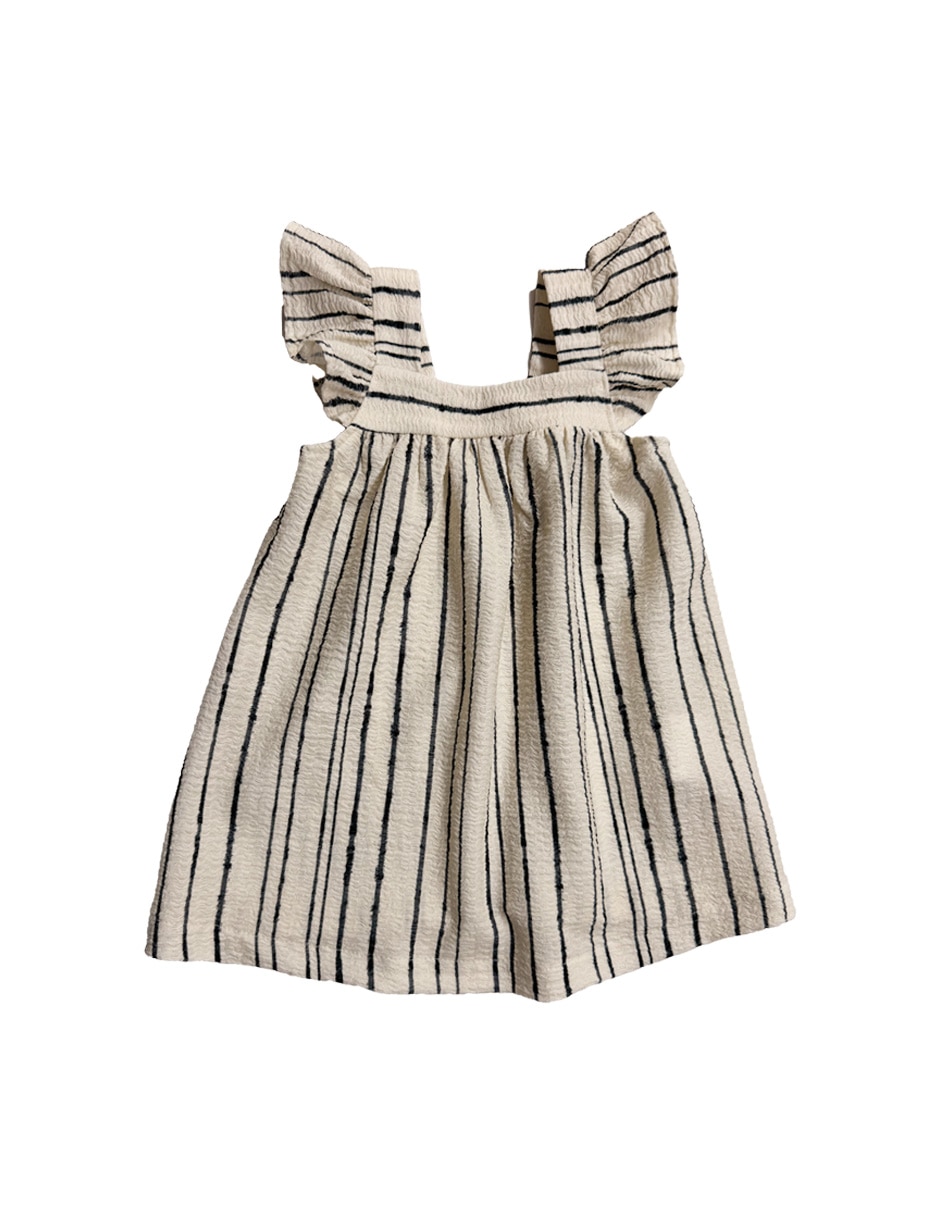 Vestido manga mariposa para bebé niña Vestido manga mariposa para bebé niña