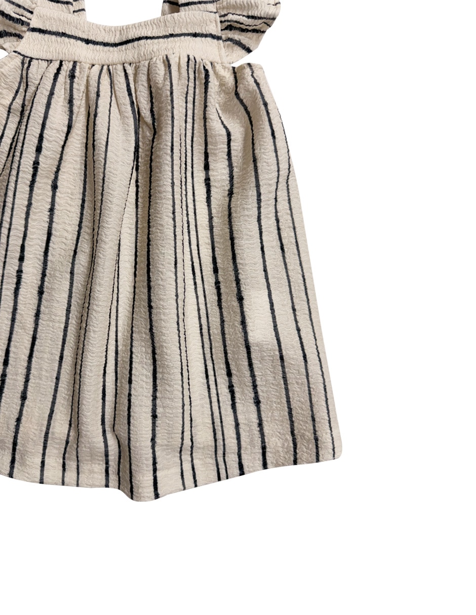 Vestido manga mariposa para bebé niña 3