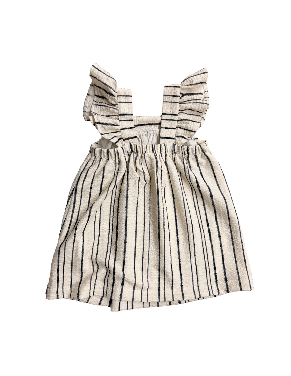 Vestido manga mariposa para bebé niña 4