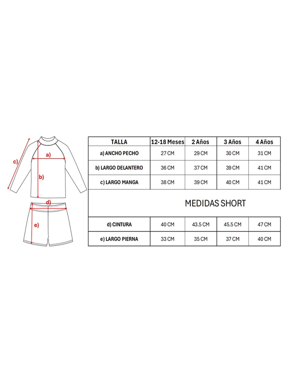 Conjunto traje de baño para bebé niño 4