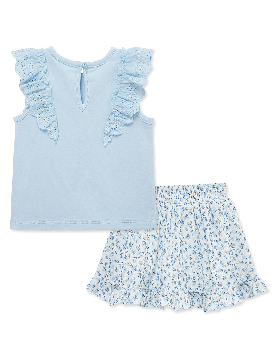 Conjunto de algodón para bebé niña 2
