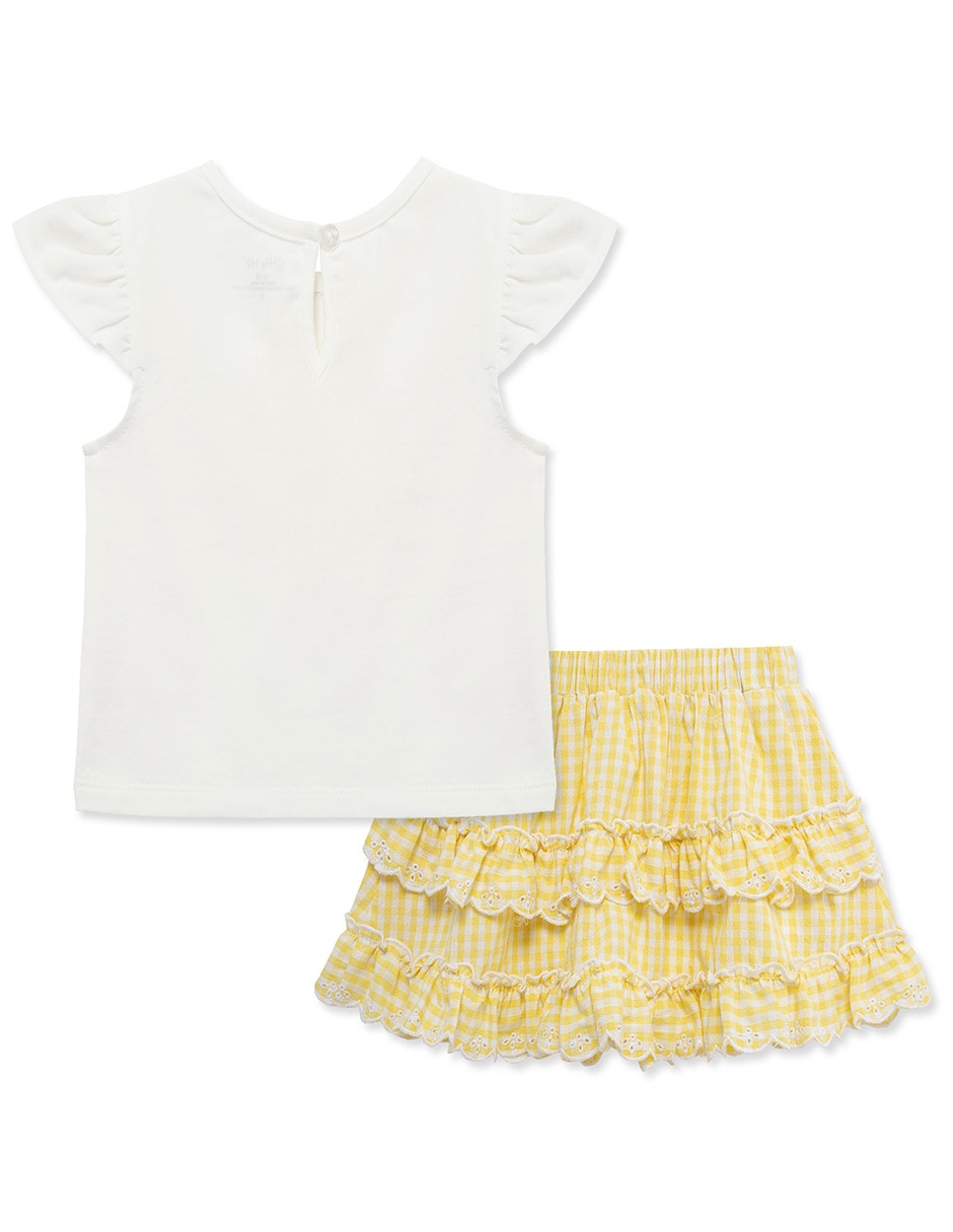 Conjunto de algodón para bebé niña 2