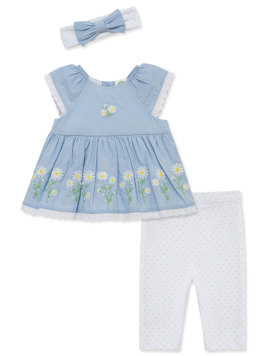 Conjunto de algodón para bebé niña