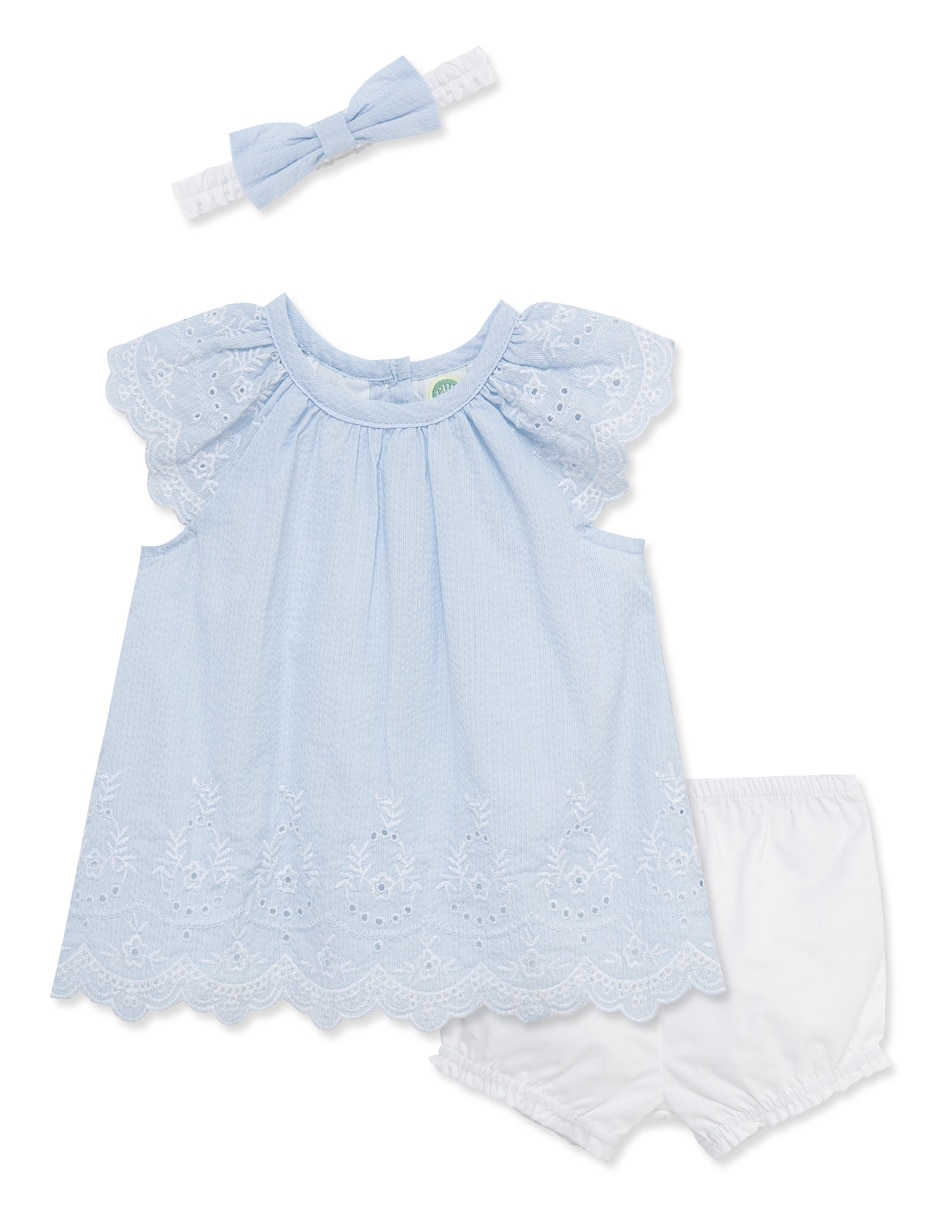 Conjunto de algodón para bebé niña
