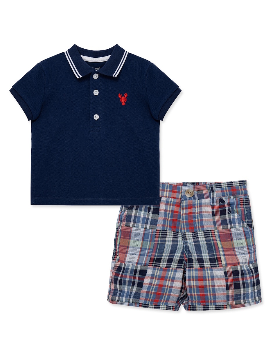 Conjunto casual de algodón para bebé niño Conjunto casual de algodón para bebé niño