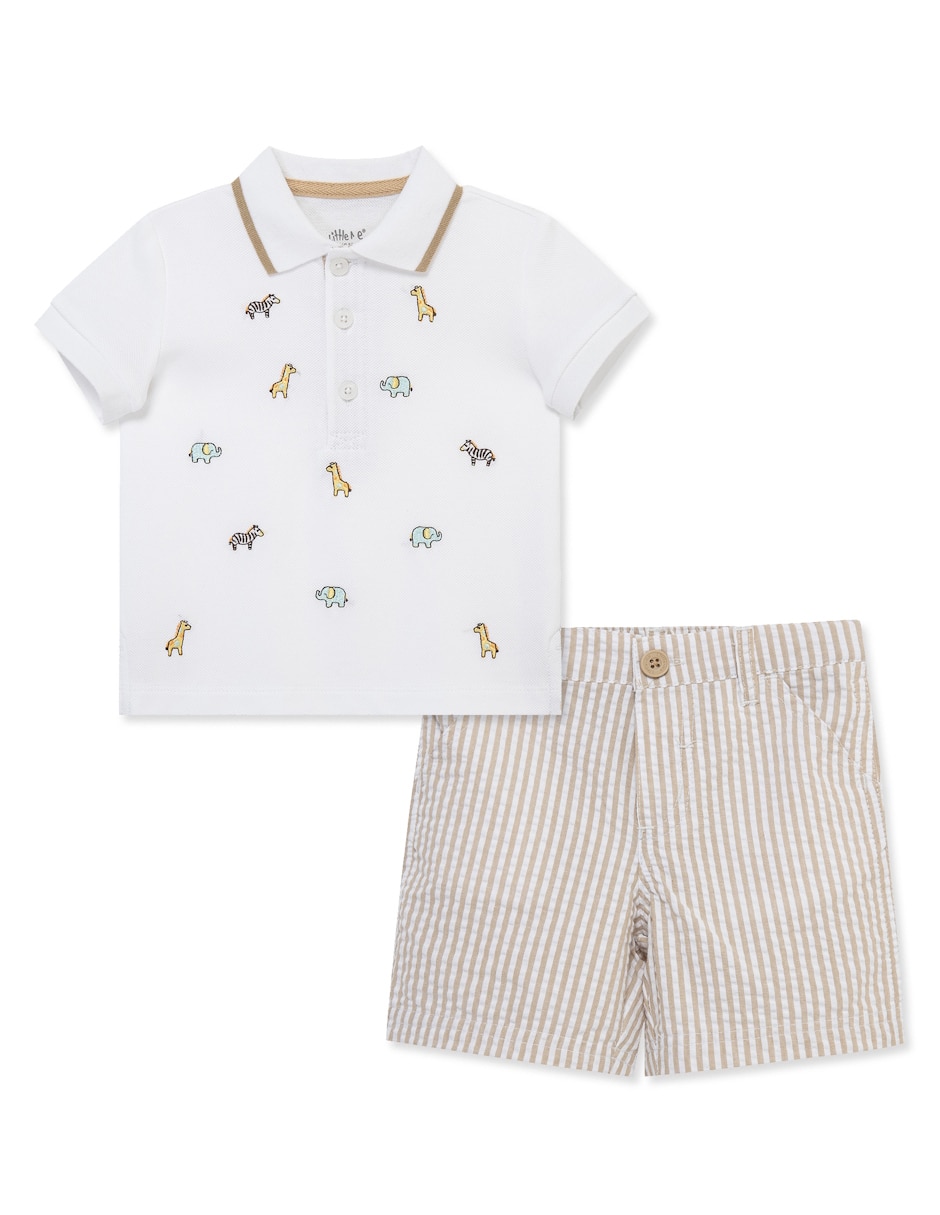 Conjunto casual de algodón para bebé niño Conjunto casual de algodón para bebé niño