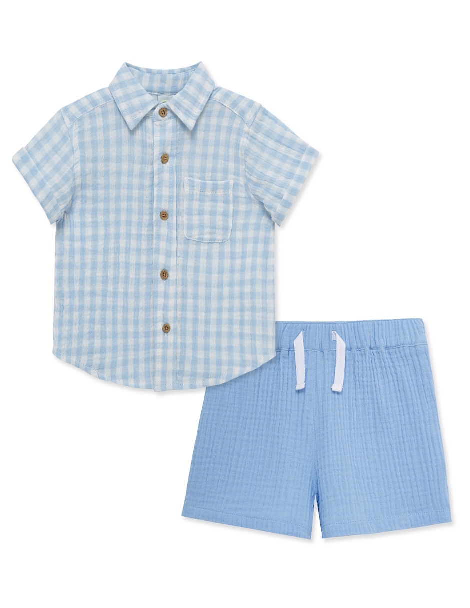 Conjunto casual de algodón para bebé niño Conjunto casual de algodón para bebé niño