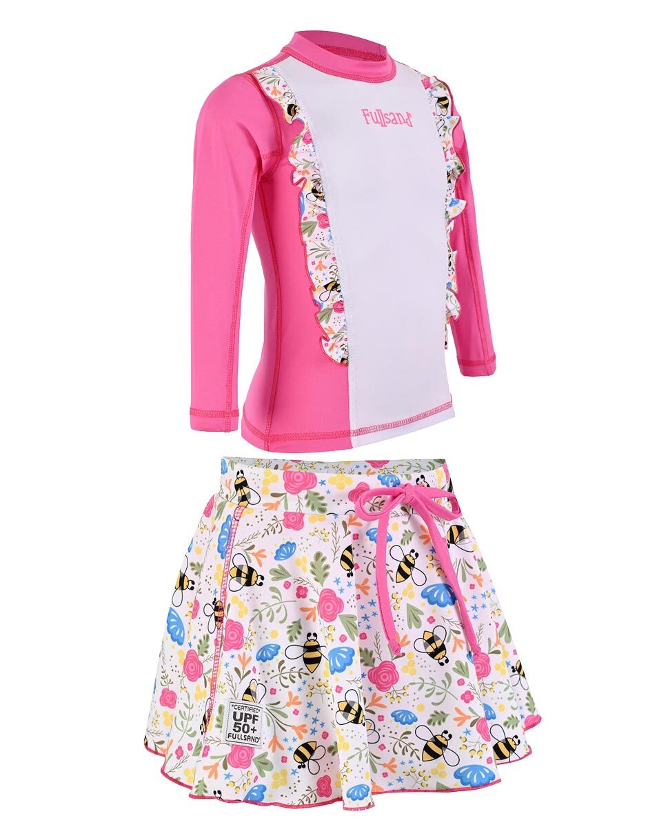 Conjunto traje de baño para bebé niña 2