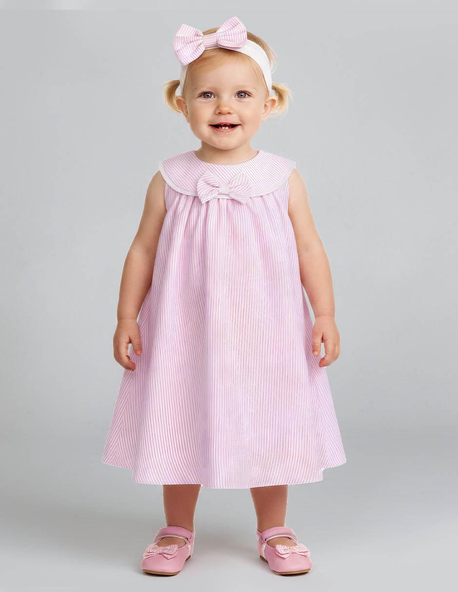 Vestido sin manga para bebé niña Vestido sin manga para bebé niña