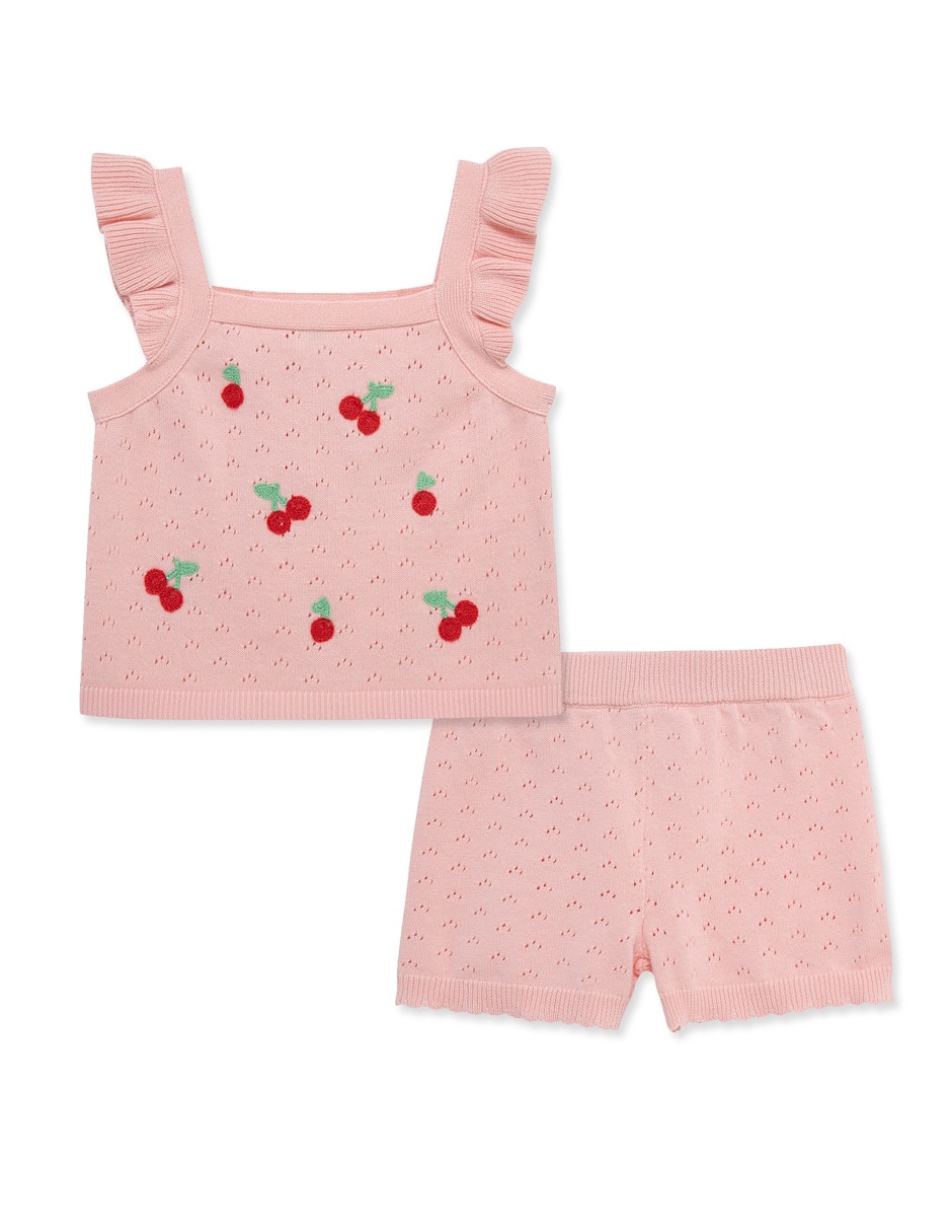 Conjunto de algodón para bebé niña Conjunto de algodón para bebé niña