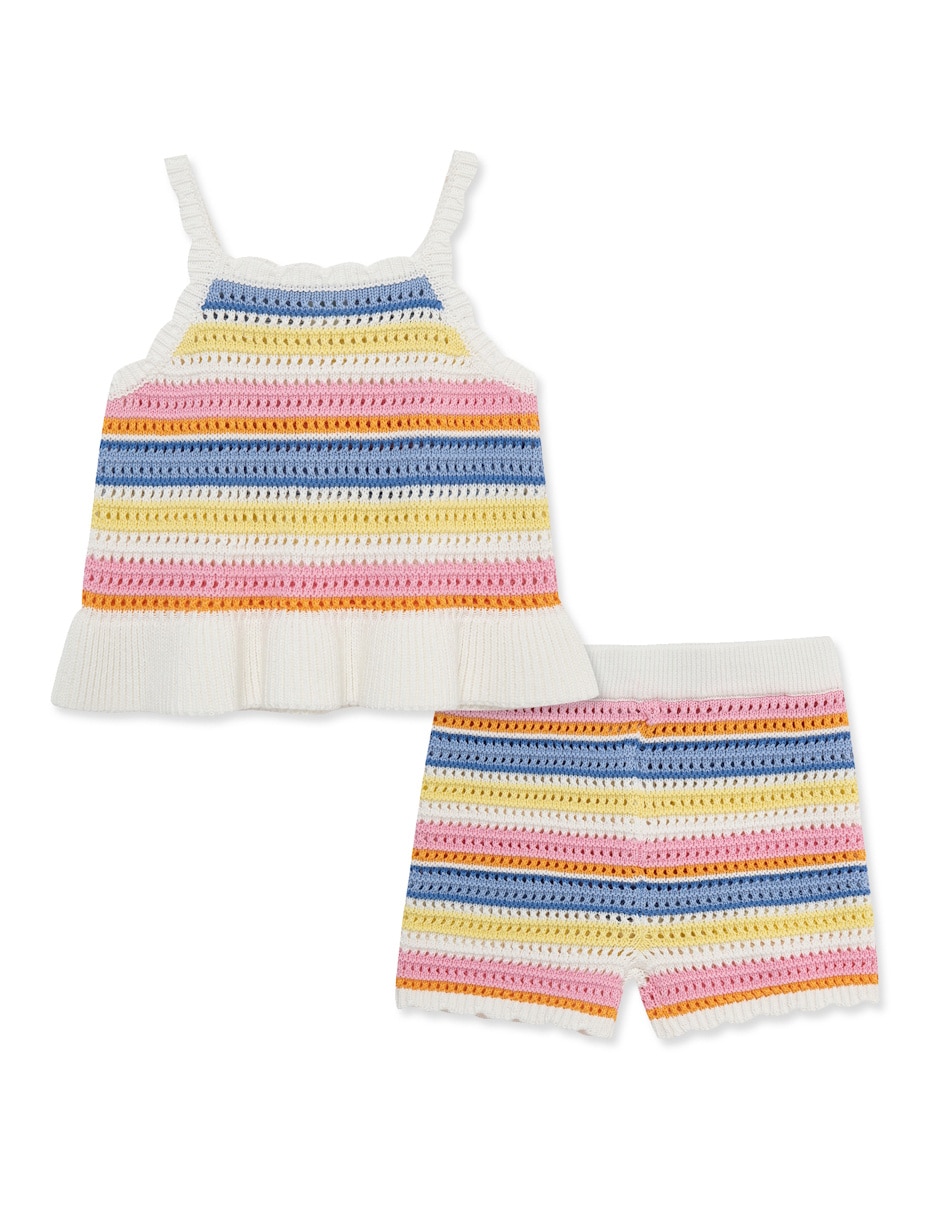 Conjunto de algodón para bebé niña Conjunto de algodón para bebé niña