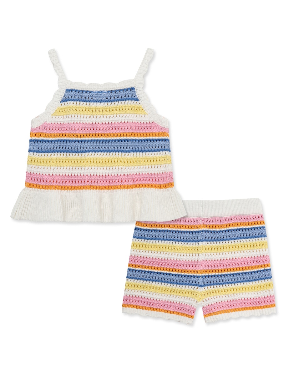 Conjunto de algodón para bebé niña 2