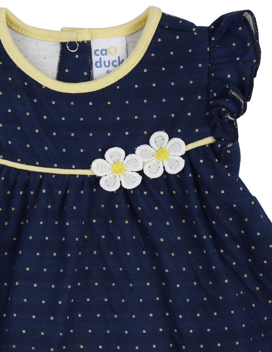 Vestido con gorro manga mariposa para bebé niña 4