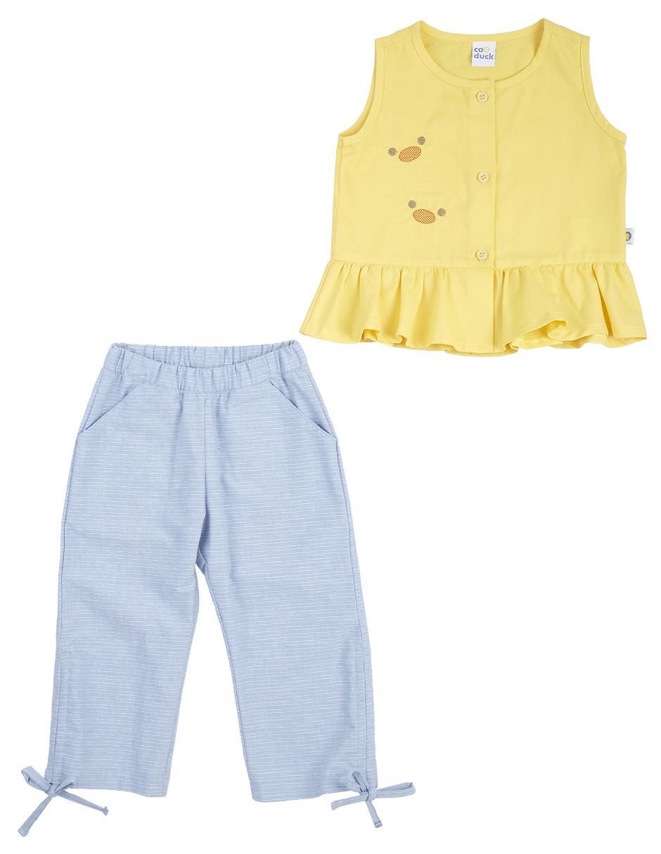 Conjunto de algodón para bebé niña
