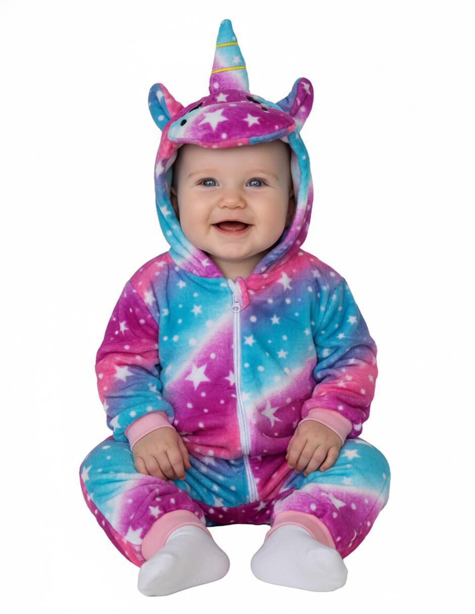 Mameluco Unicornio de polar fleece para bebé 2